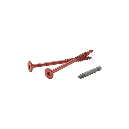 Fastenmaster Fastenmaster 5915277 Flatlok No. 14 x 4.5 in. No.40 Torx ttap Flat Head Epoxy Carbon Steel Wood Screws - 50 Piece 5915277